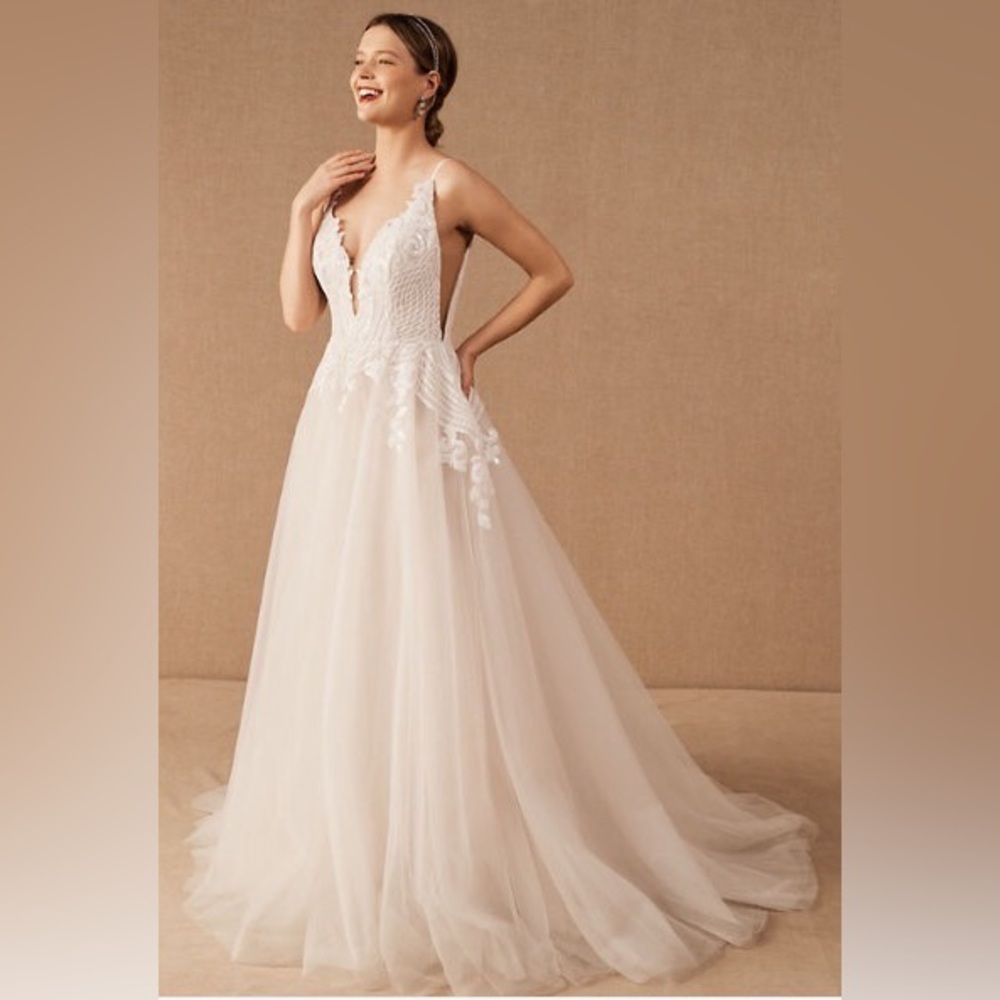 NWT-STUNNING Hayley Paige “Topanga” BHDLN wedding dress